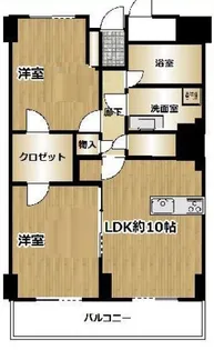 蒲田グリーンパーク【12階】の間取り