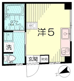 リヴィエール・尾山台【1階】の間取り