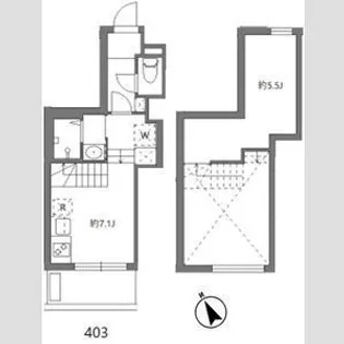 アリカ大森1の間取り