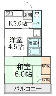 よろこび荘【2階】の間取り