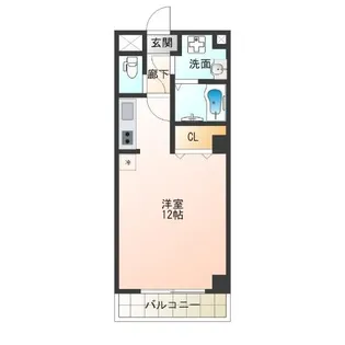 ラ・カーサ西加賀屋【2階】の間取り
