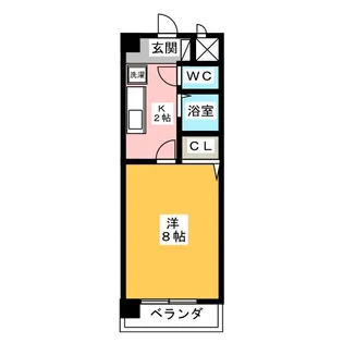 マジェスティシロトリ【2階】の間取り