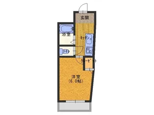 片岡マンション【3階】の間取り