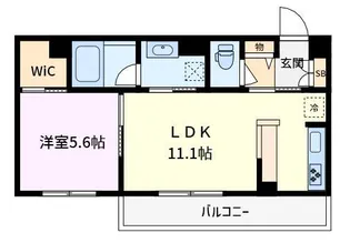 ルボア浦和【2階】の間取り
