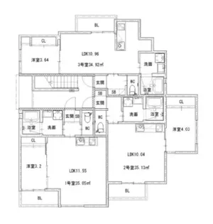 Praia城南II【3階】の間取り
