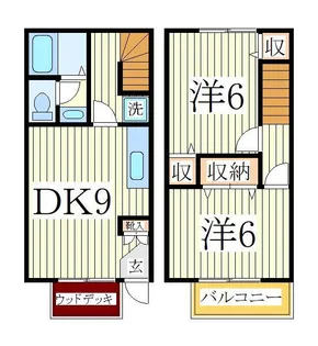 コーポ双伸5の間取り