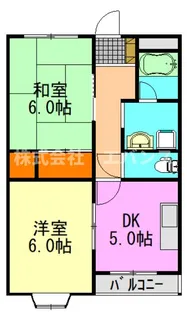 ハイカムールEY【4階】の間取り