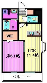 アピオ武蔵浦和【1階】の間取り
