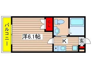 Lynx府中【3階】の間取り