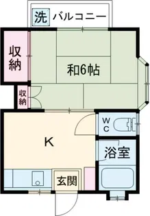 キャッスルII【2階】の間取り