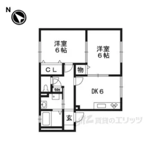 グランカイト【2階】の間取り