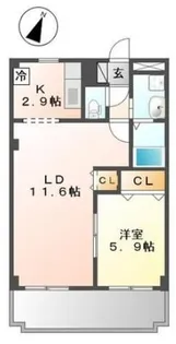 メゾン・ド・グレース弐番館【3階】の間取り
