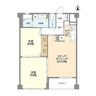 共栄ハイツ【3階】の間取り