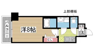 レジデンス神戸ヴェルノ【13階】の間取り