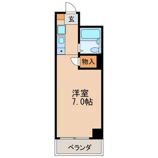 KMハイツ【1階】の間取り
