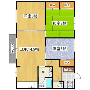 メゾンフォルテシモ【2階】の間取り