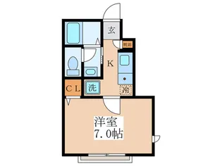 エクセルハイツ【1階】の間取り
