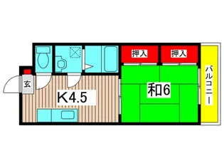 カサブランカ恵【3階】の間取り