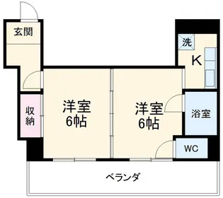 シティスペース【2階】の間取り