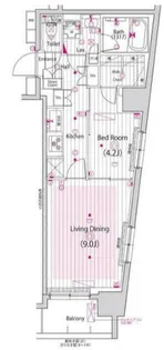 グランド・ガーラ横浜新子安【10階】の間取り