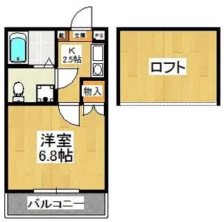 TFハイツ【2階】の間取り