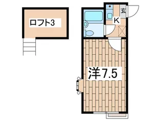 OKKO RARA桜ヶ丘【2階】の間取り