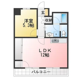 ドエル花輪【2階】の間取り