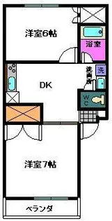 グランハイツ雅【2階】の間取り