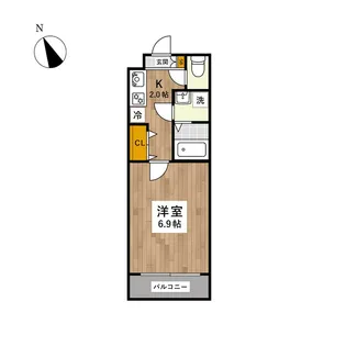 エスペランス【3階】の間取り