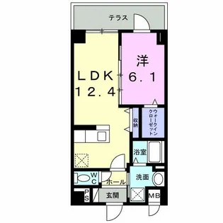 天神台ヒルズ【2階】の間取り
