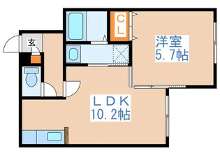 メゾンブレイニ-【5階】の間取り