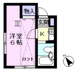 アネックス南流山6期【2階】の間取り