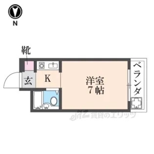 エスポワール御殿山【2階】の間取り