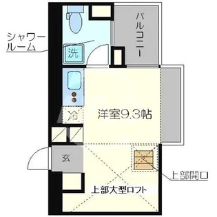 是空NAMBA NISHI【8階】の間取り