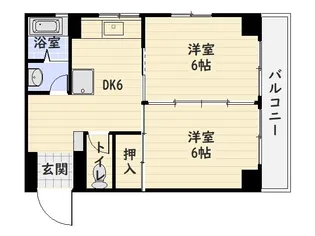 ルクール西千石【4階】の間取り