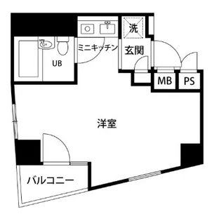 菱和パレス新宿七丁目【5階】の間取り