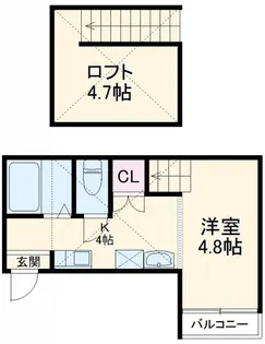 LIEN芝中田【1階】の間取り