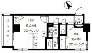 ベル ドミール 目黒【2階】の間取り