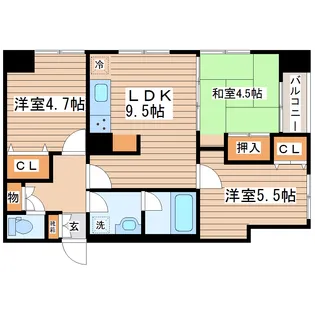 八乙女148ビル【4階】の間取り
