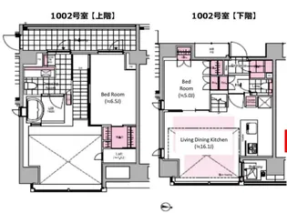 オリーブ麻布十番【10階】の間取り