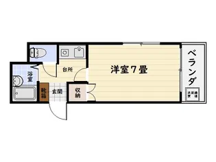 タイセイイン高麗【4階】の間取り