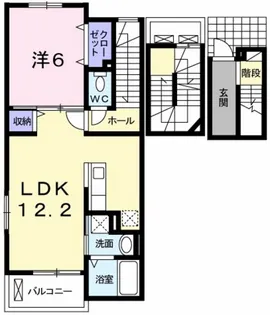 オルテンシアIII【3階】の間取り