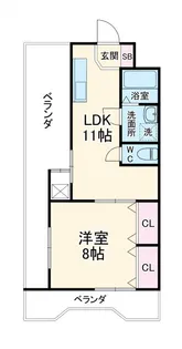 エステイト ツジ【5階】の間取り