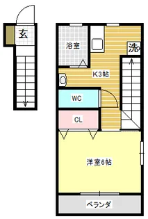 パシフィコ C棟【2階】の間取り
