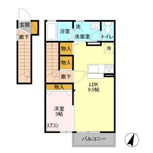 アリエッタ【2階】の間取り