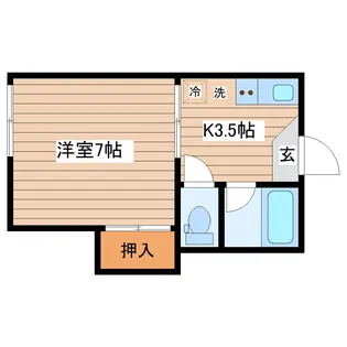 グリーンヒルズ【2階】の間取り