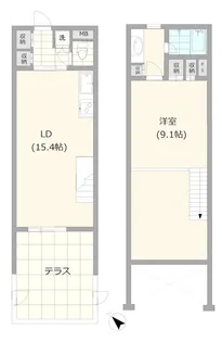 ウィスタリアコート ウエストの間取り