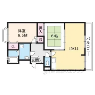 ドミール高野【3階】の間取り