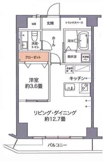 ヒルズ代官山【10階】の間取り