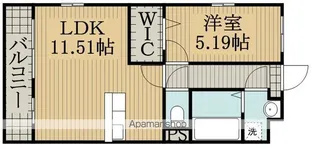 ノース・リーブラ【2階】の間取り
